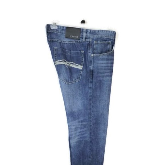 CJ Black Medium Wash Classic Rise Slim Straight Leg Denim Jeans Mens 36 x 31.5 - Picture 4 of 12